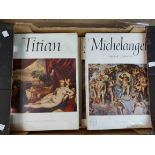 A collection of eleven Express Art Books series folio books - various artists including Bosch,