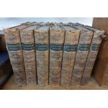 Dickens Works: 14vols, 8vo., matching bindings with leather spines - circa late Victorian -