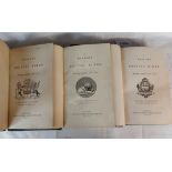 A History of British Birds by William Yarrell, 3vols, 8vo., half bound, Pub. John Van Voorst,