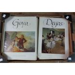 A collection of eleven Express Art Books series folio books - various artists including Cezanne,