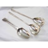 A pair of William Hutton and Sons silver salad servers - Sheffield 1910 - sold with an 1820