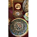 A small quantity of decorative plates including Royal Doulton Seriesware sailing boats, etc.