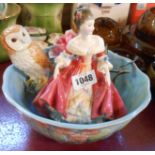A Royal Doulton bone china figurine Southern Belle HN2229, a Beswick figurine depicting a barn