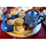 A quantity of Torquay pottery including Watcombe, Barton, etc. - sold with a Bovey Pottery teapot