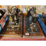 Two old sewing machines - no cases