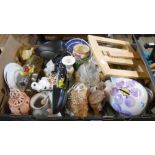 A box containing a quantity of assorted ceramic and other collectable items including Bing &