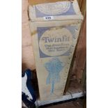 A vintage Sears Twinfit adjustable mannequin in original box