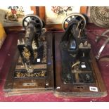 Two old sewing machines - no cases