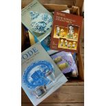 A box containing a quantity of antiques and art related books including Spode Studio Ceramics,