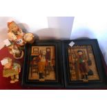 Three Hummel figurines - one a/f