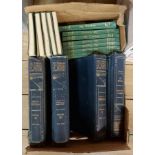 A box containing a quantity of assorted agriculture and horticulture related books including The