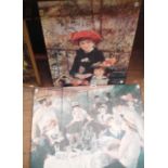 Renoir: two modern decorative prints mounted on chipboard - by Athena