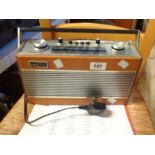 A vintage Roberts R606/MB portable transistor radio