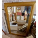 A modern 'Manuscript Ltd.' gilt framed bevelled oblong wall mirror