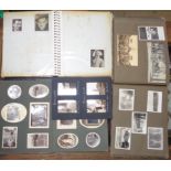 Twelve photograph albums and a quantity of loose photographs dating from 1920's onwards including