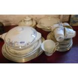 A quantity of Royal Doulton bone china tea and dinner ware decorated in the Juliette pattern