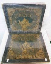Grand Atlas Departemental: 2vols, Folio, gilt green cloth with numerous coloured maps and French