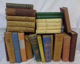 A collection of assorted vintage and older hardback books, all 8vo., no dust covers including