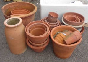A large quantity of terracotta pots of various size and form
