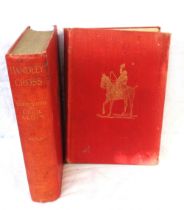 Handley Cross: by R.S. Surtees with illustrations by Cecil Aldin, 2vols, 4to., gilt red cloth