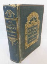 The English Fireplace: by L.A. Shuffrey, 1st edition, 4to., green gilt cloth, Pub. B.T. Batsford