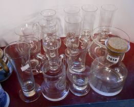 A large quantity of Dartington glass including Edgar tankard, candle holders, etc.