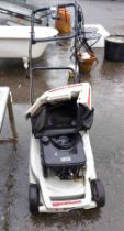 A Lawnflite lawnmower with Briggs & Stratton engine and grass box