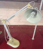 A modern anglepoise style lamp