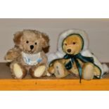 TWO TEDDY BEARS, comprising a Hermann limited edition Winter Wonderland bear, of golden mohair