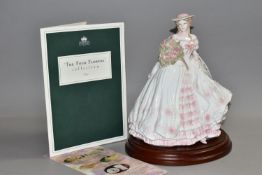 A COALPORT LIMITED EDITION 'ROSE' FIGURINE, for Compton & Woodhouse as part of the 'Four Flowers'