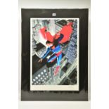 ALEX ROSS (AMERICAN CONTEMPORARY) 'SUPERMAN: TWENTIETH CENTURY' signed limited edition print, 163/