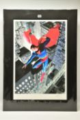ALEX ROSS (AMERICAN CONTEMPORARY) 'SUPERMAN: TWENTIETH CENTURY' signed limited edition print, 163/