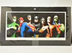 ALEX ROSS FOR DC COMICS (AMERICAN CONTEMPORARY) 'ORIGINAL SEVEN' portraits of Green Lantern,