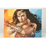 PAUL NORMANSELL (BRITISH 1978) 'THE TIME IS NOW' a signed artist proof edition print of Gal Gadot as