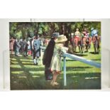 SHERREE VALENTINE DAINES (BRITISH 1959) 'ON PARADE', a signed limited edition print depicting