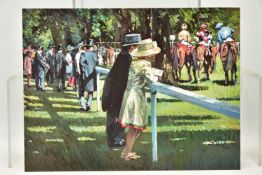 SHERREE VALENTINE DAINES (BRITISH 1959) 'ON PARADE', a signed limited edition print depicting
