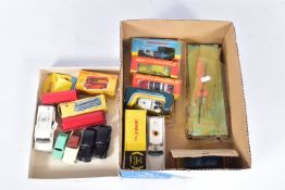 A QUANTITY OF BOXED AND UNBOXED DIECAST VEHICLES, Boxed items Dinky Toys Superior Cadillac