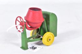 AN UNBOXED EARLY MOKO LESNEY CEMENT MIXER