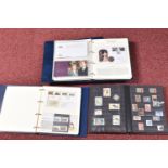COLLECTION OF STAMPS AN COVERS IN THREE ALBUMS, we note Philatelic Numismatic covers with values