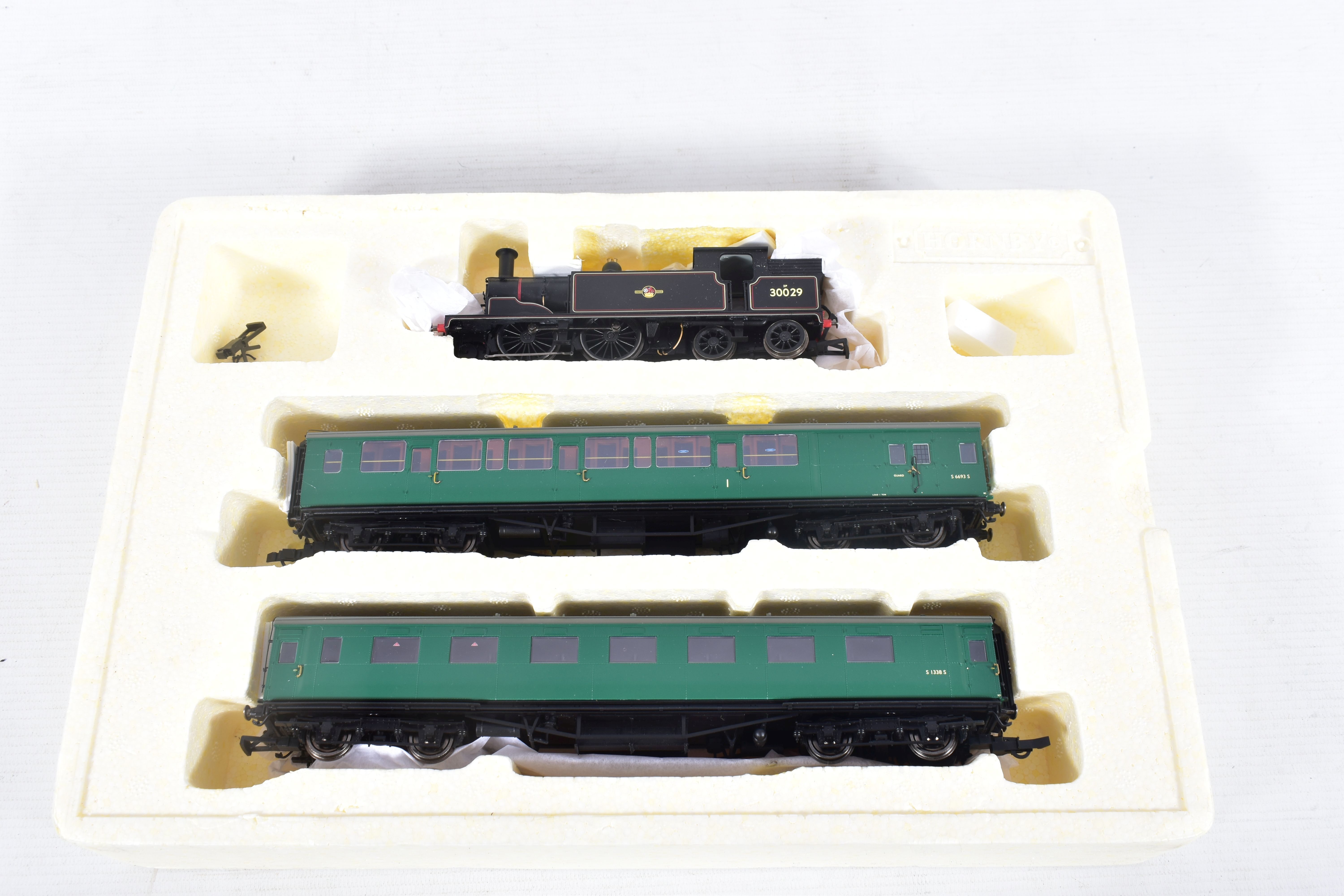 A BOXED HORNBY RAILWAYS OO GAUGE B.R. PULL - PUSH TRAIN PACK, No.R3087, comprising L.S.W.R class - Image 3 of 4