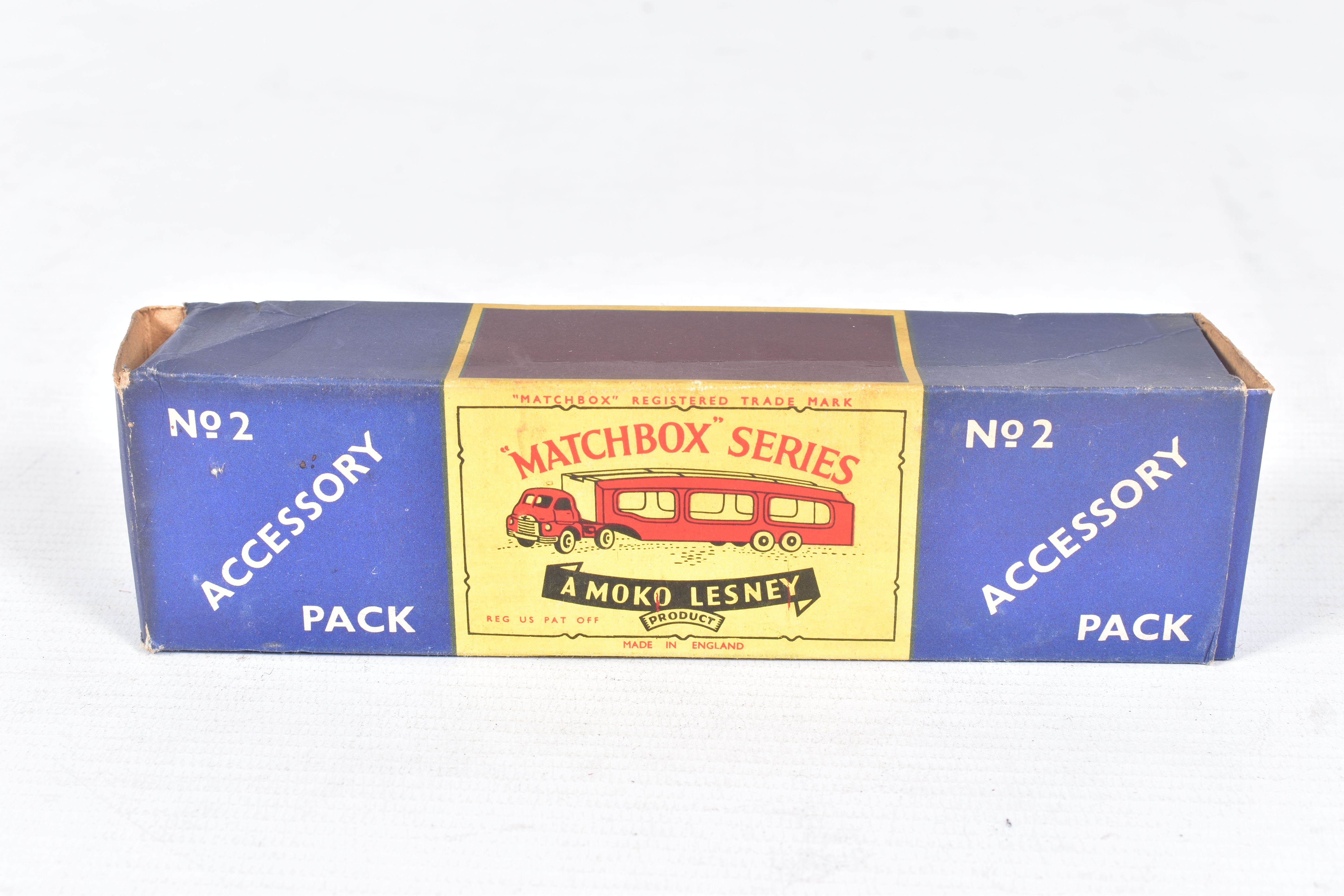 TWO BOXED MOKO LESNEY MATCHBOX SERIES ACCESSORY PACKS, Bedford Car Transporter, No.2, pale blue - Image 4 of 9