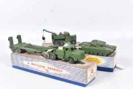 A BOXED DINKY SUPERTOYS THORNYCROFT MIGHTY ANTAR TANK TRANSPORTER