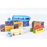 TWO BOXED MOKO LESNEY MATCHBOX SERIES ACCESSORY PACKS, Bedford Car Transporter, No.2, pale blue