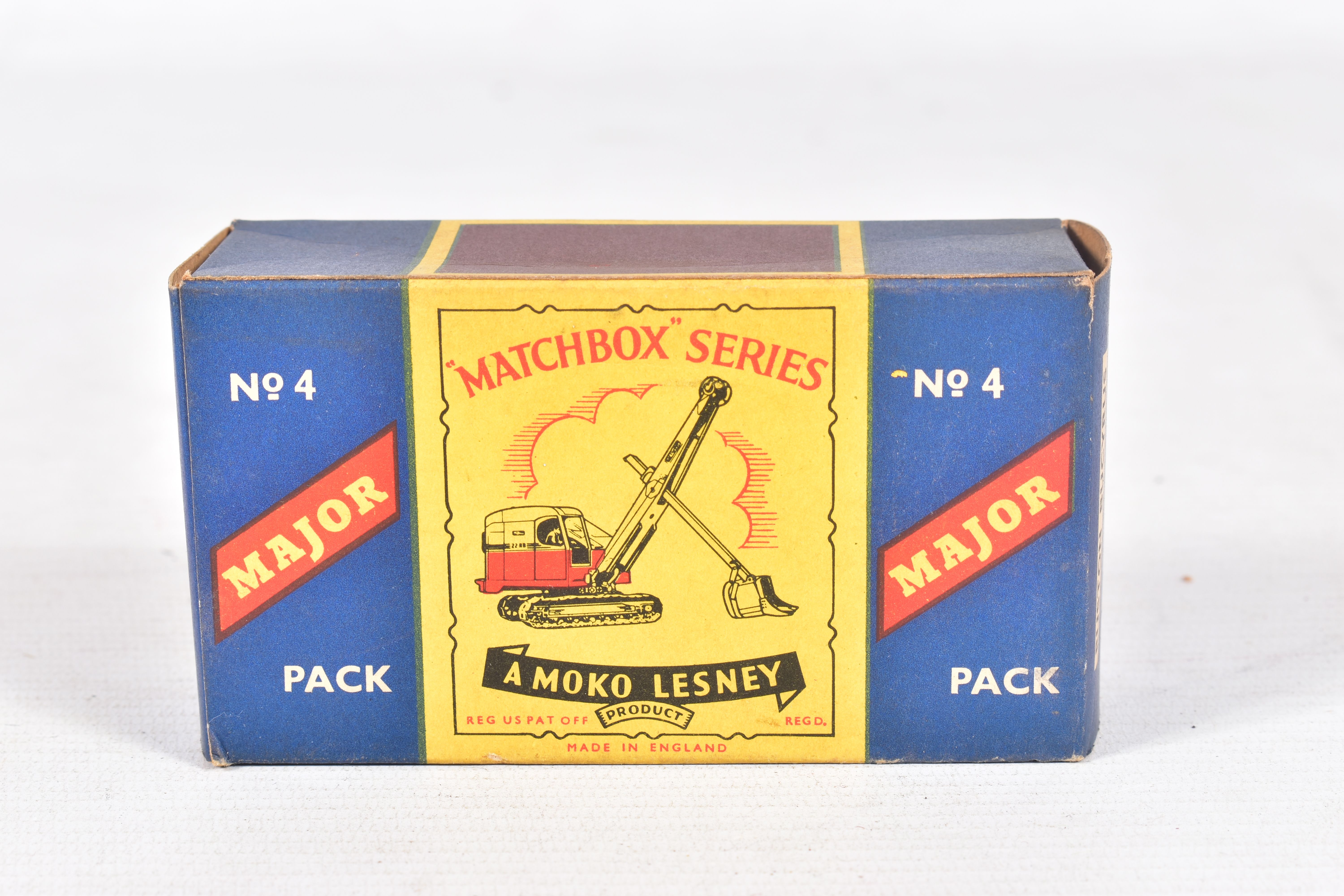 THREE BOXED MOKO LESNEY MATCHBOX SERIES MAJOR PACKS, Caterpillar Earthmover, No.1, Ruston Bucyrus, - Image 7 of 9