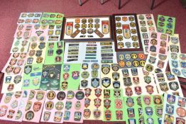 TWO FRAMED SETS AND A LARGE AMOUNT OF LOOSE PATCHES, from Russia, Ukraine and other Eastern European