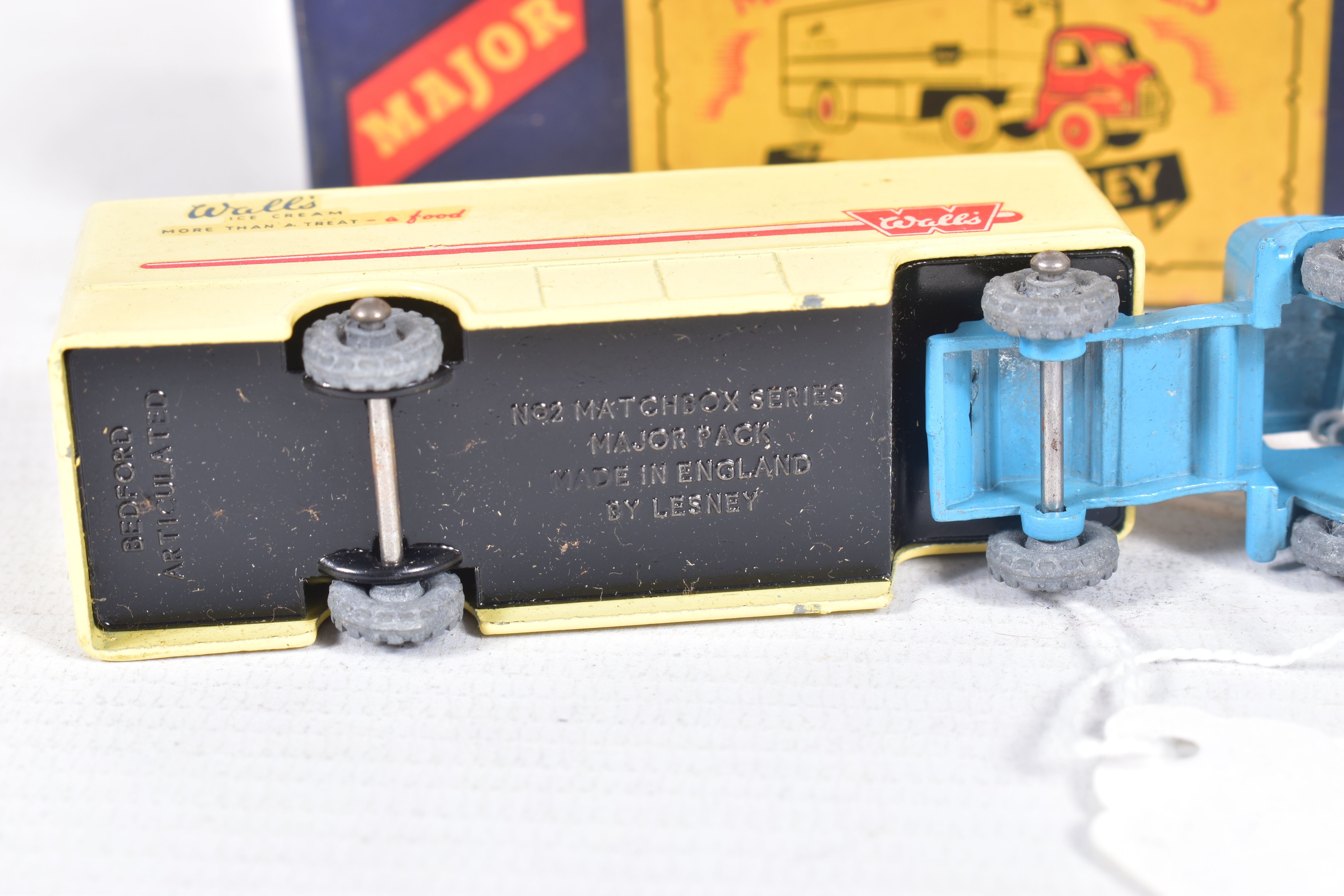 TWO BOXED MOKO LESNEY MATCHBOX SERIES ACCESSORY PACKS, Bedford Car Transporter, No.2, pale blue - Image 6 of 9