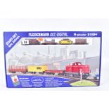 A BOXED FLEISCHMANN N GAUGE STARTER SET, No.89394, DCC ready, appears largely complete with D.B.