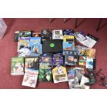 QUANTITY OF PC GAME BIG BOXES AND ORIGINAL XBOX CONSOLE, all boxes are empty apart from Dogz Your