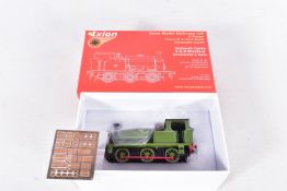 A BOXED IXION O GAUGE HUDSWELL CLARKE 0-6-0 STANDARD CONTRACTOR'S TANK LOCOMOTIVE, lined green