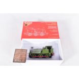 A BOXED IXION O GAUGE HUDSWELL CLARKE 0-6-0 STANDARD CONTRACTOR'S TANK LOCOMOTIVE, lined green